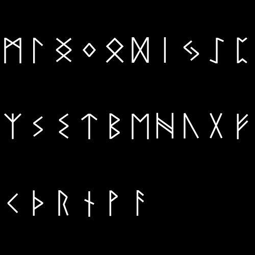 Runic Alphabet Texture