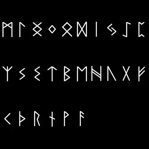 Runic Alphabet Texture