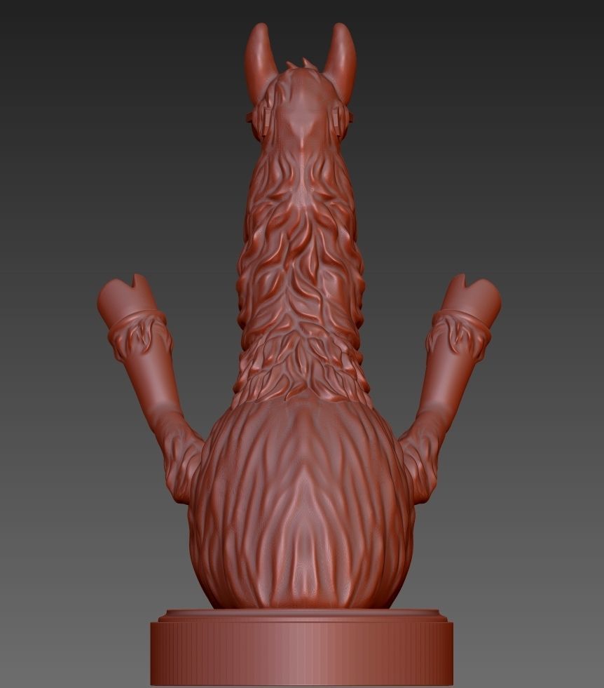 Funny Llama 3D print model_4
