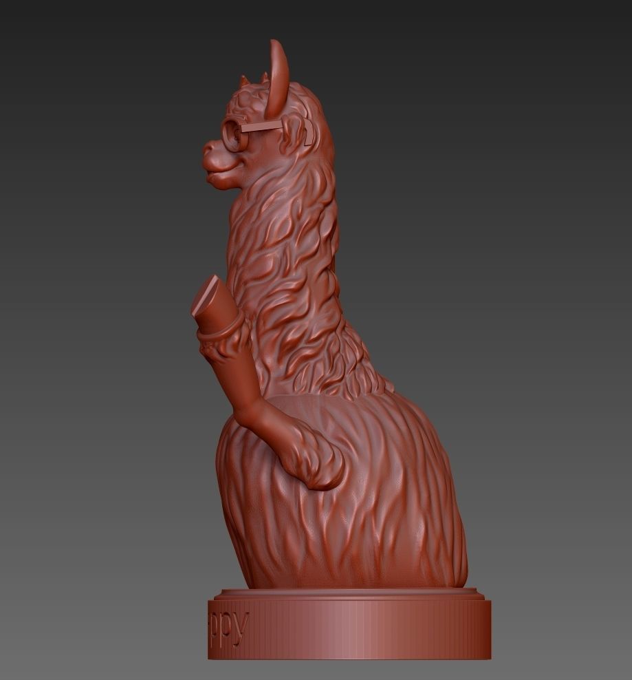 Funny Llama 3D print model_1