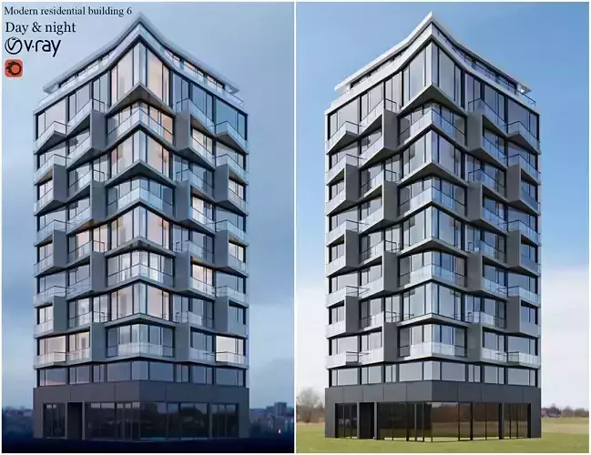 Modern residential building 6