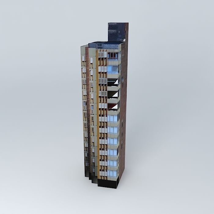 Building Laprida 518 Free 3D model_2