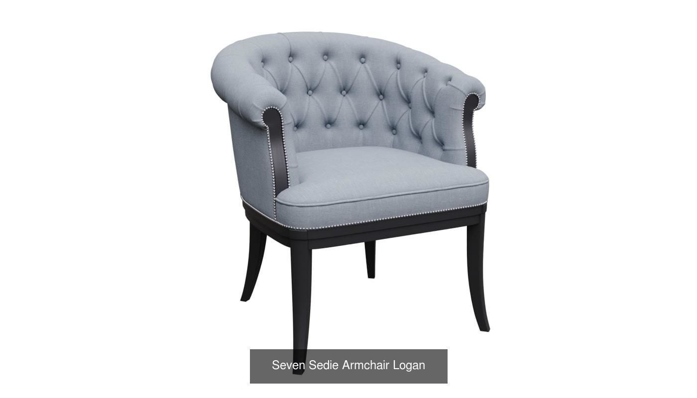 Seven Sedie chairs 3D Model Collection_5