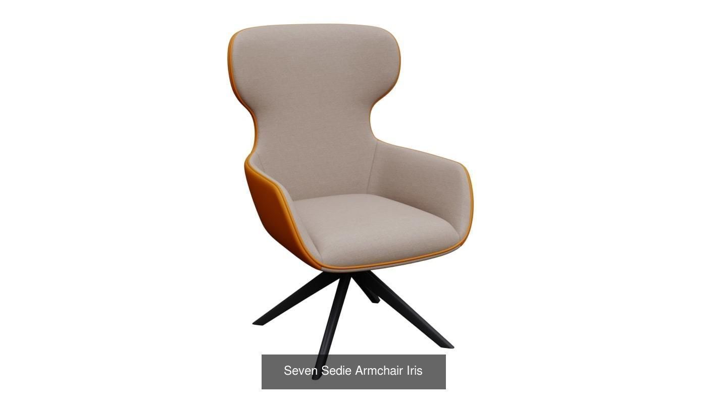 Seven Sedie chairs 3D Model Collection_4