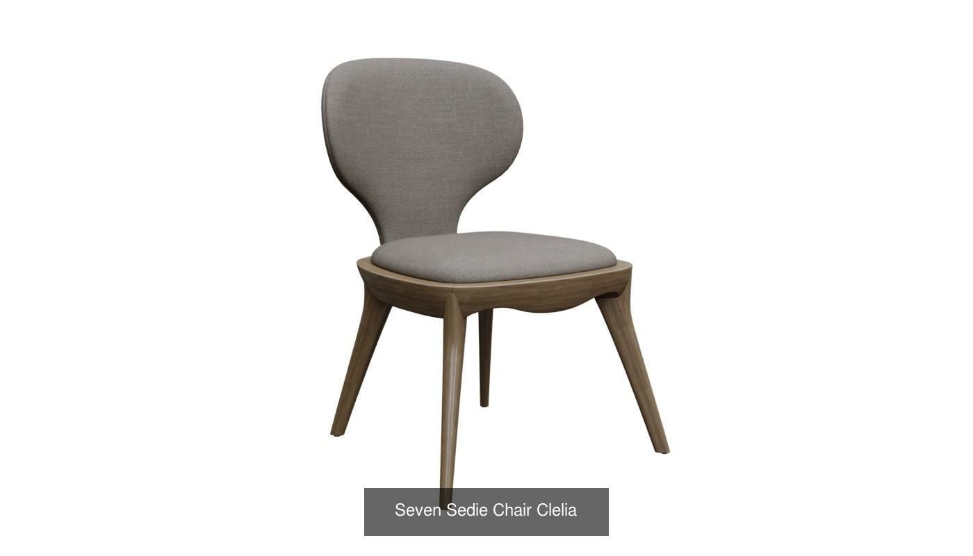 Seven Sedie chairs 3D Model Collection_7