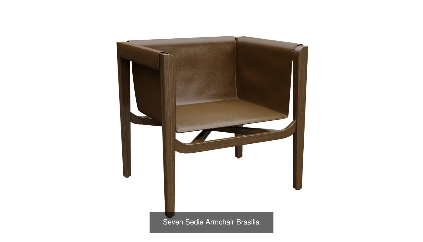 Seven Sedie chairs 3D Model Collection_1