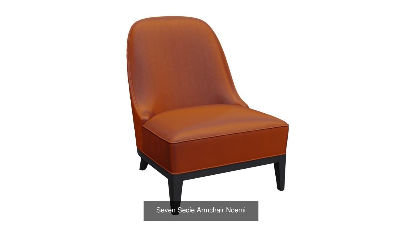 Seven Sedie chairs 3D Model Collection_6