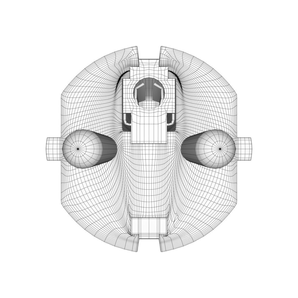 Electrical Plug Type F Black 3D model_26