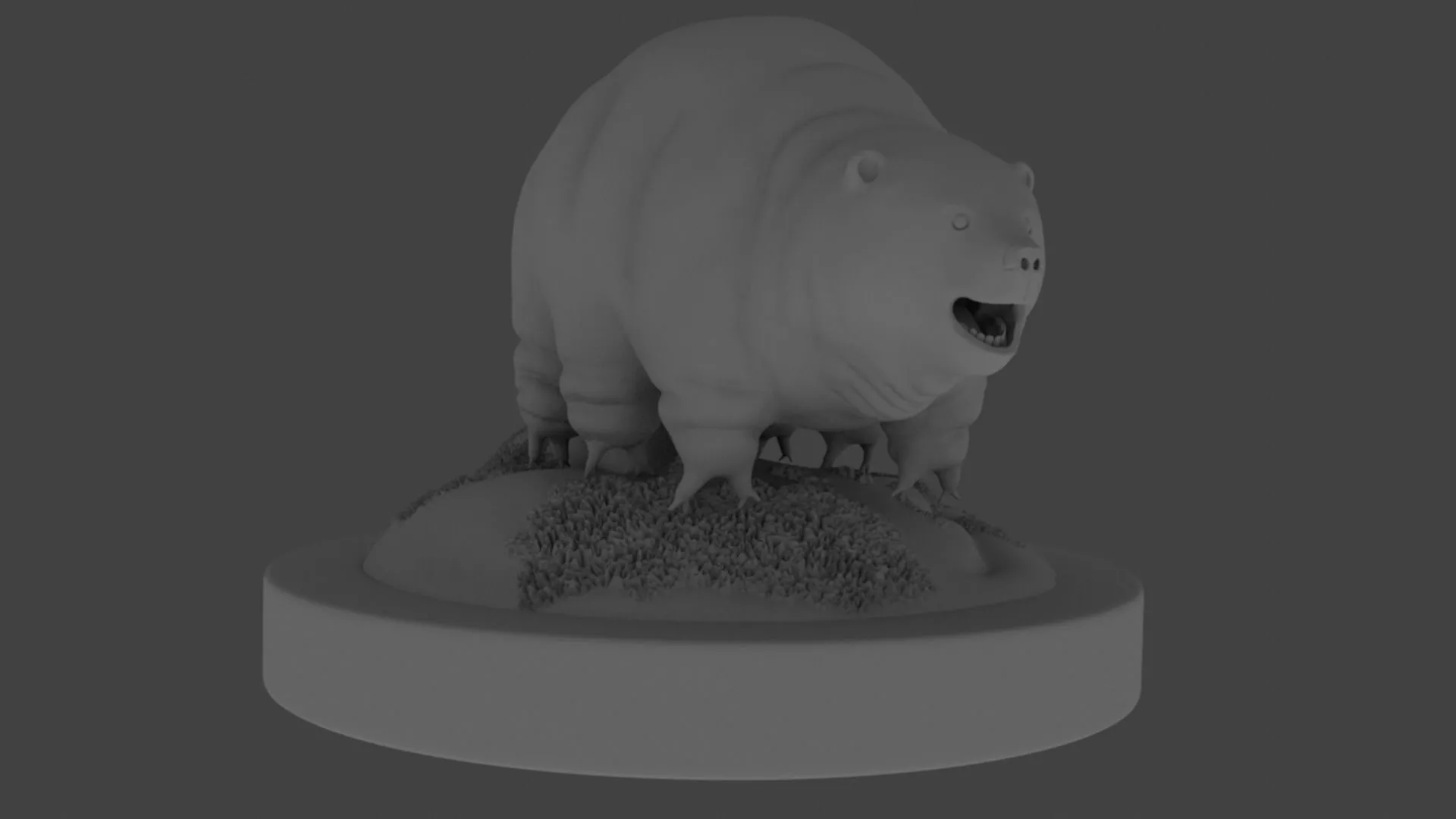 Osigrado polar bear 3D print model