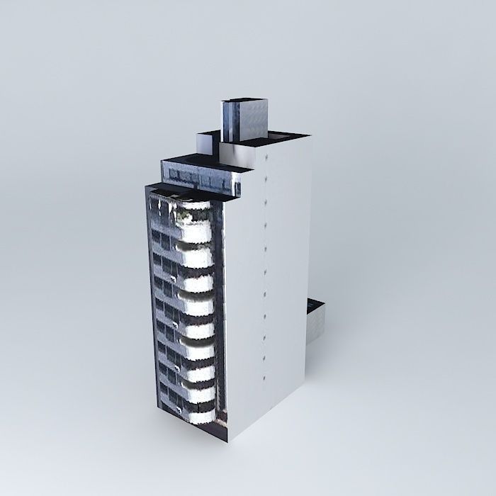 San Lorenzo Building 935 939 Free 3D model_1