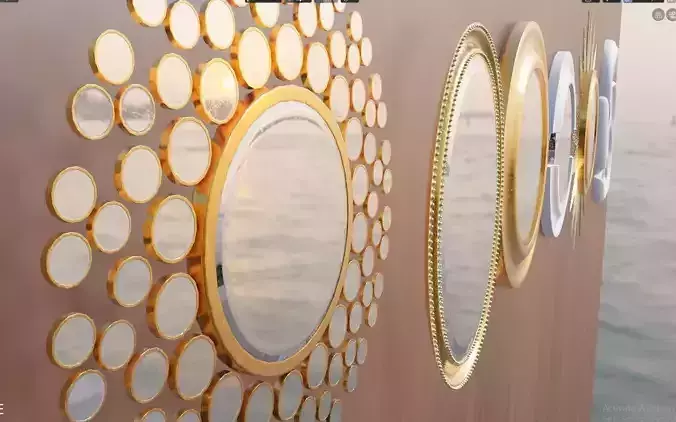 home mirror collection of different designs and style