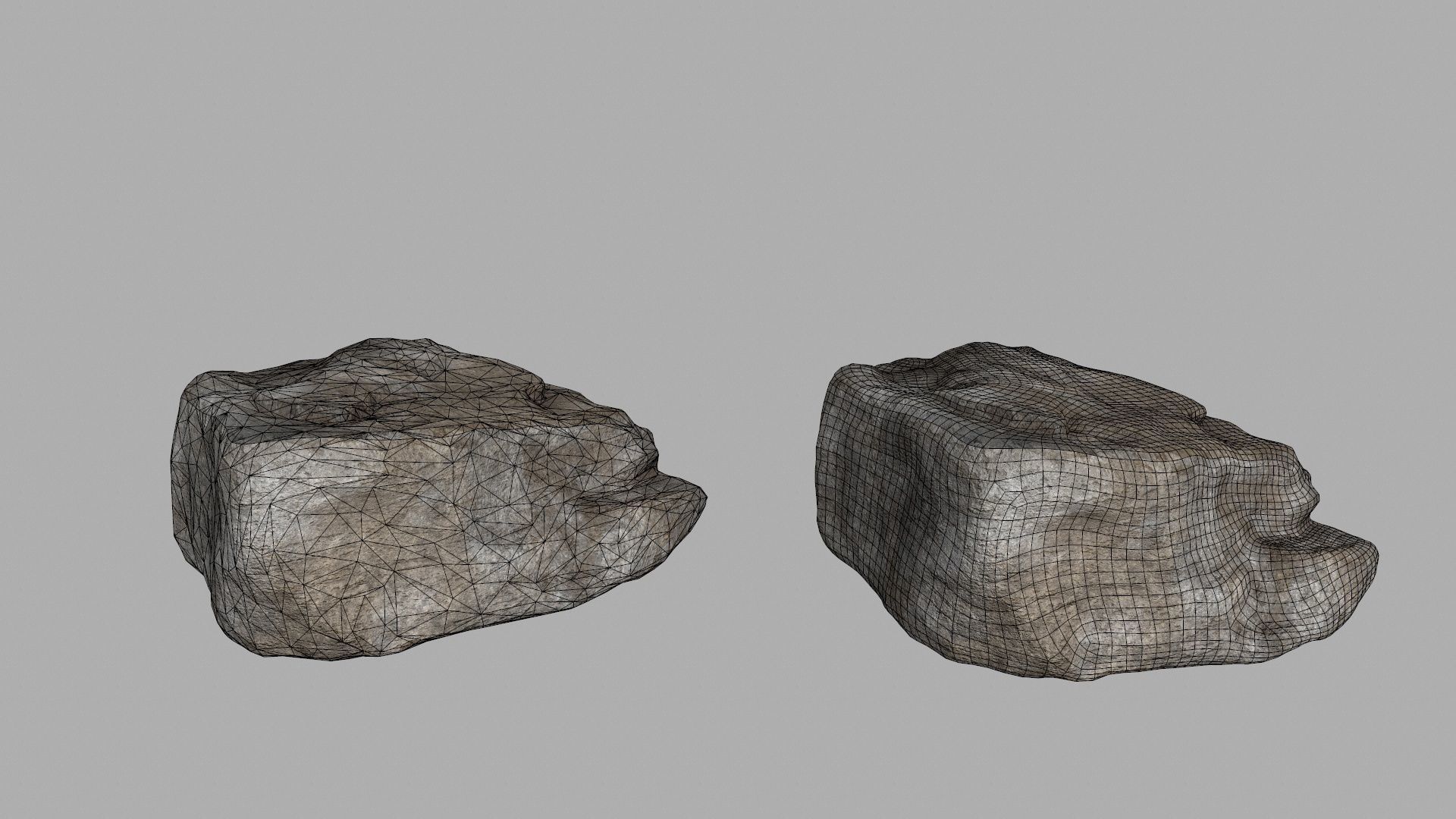 rocks rock Low-poly 3D model_27