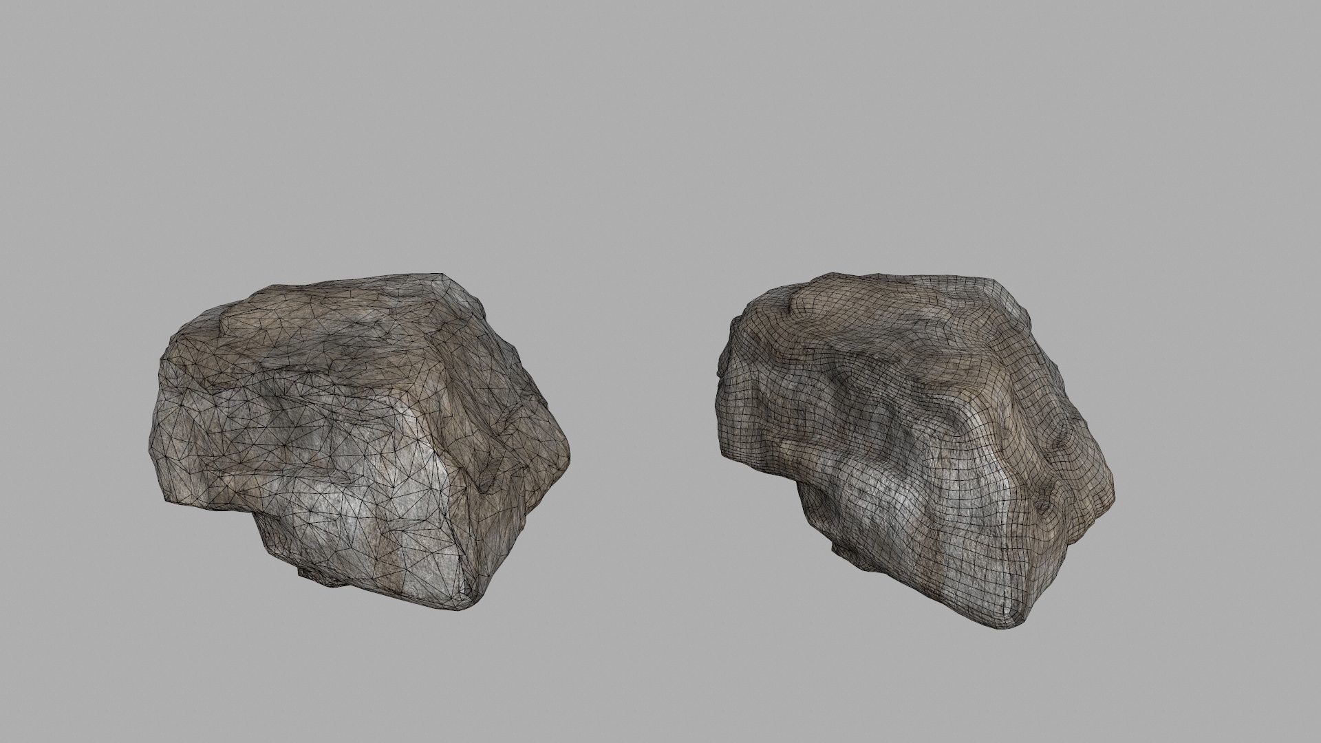 rocks rock Low-poly 3D model_26