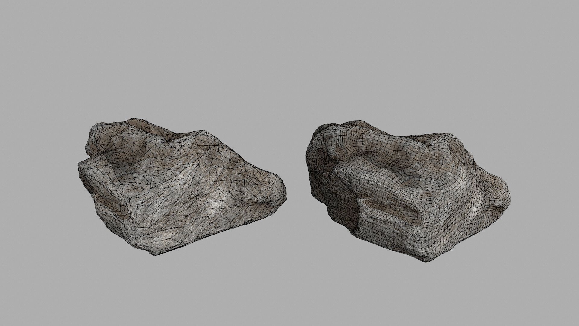 rocks rock Low-poly 3D model_22