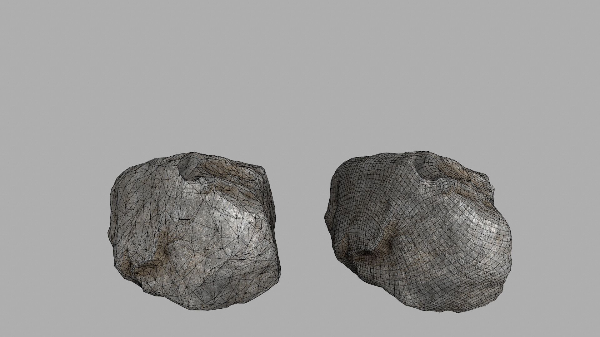 rocks rock Low-poly 3D model_19