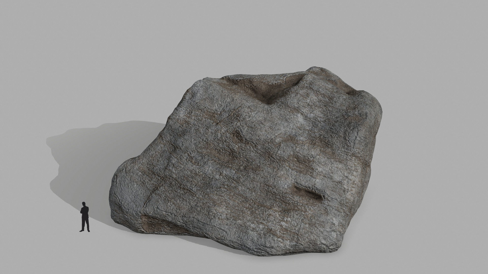 rocks rock Low-poly 3D model_12