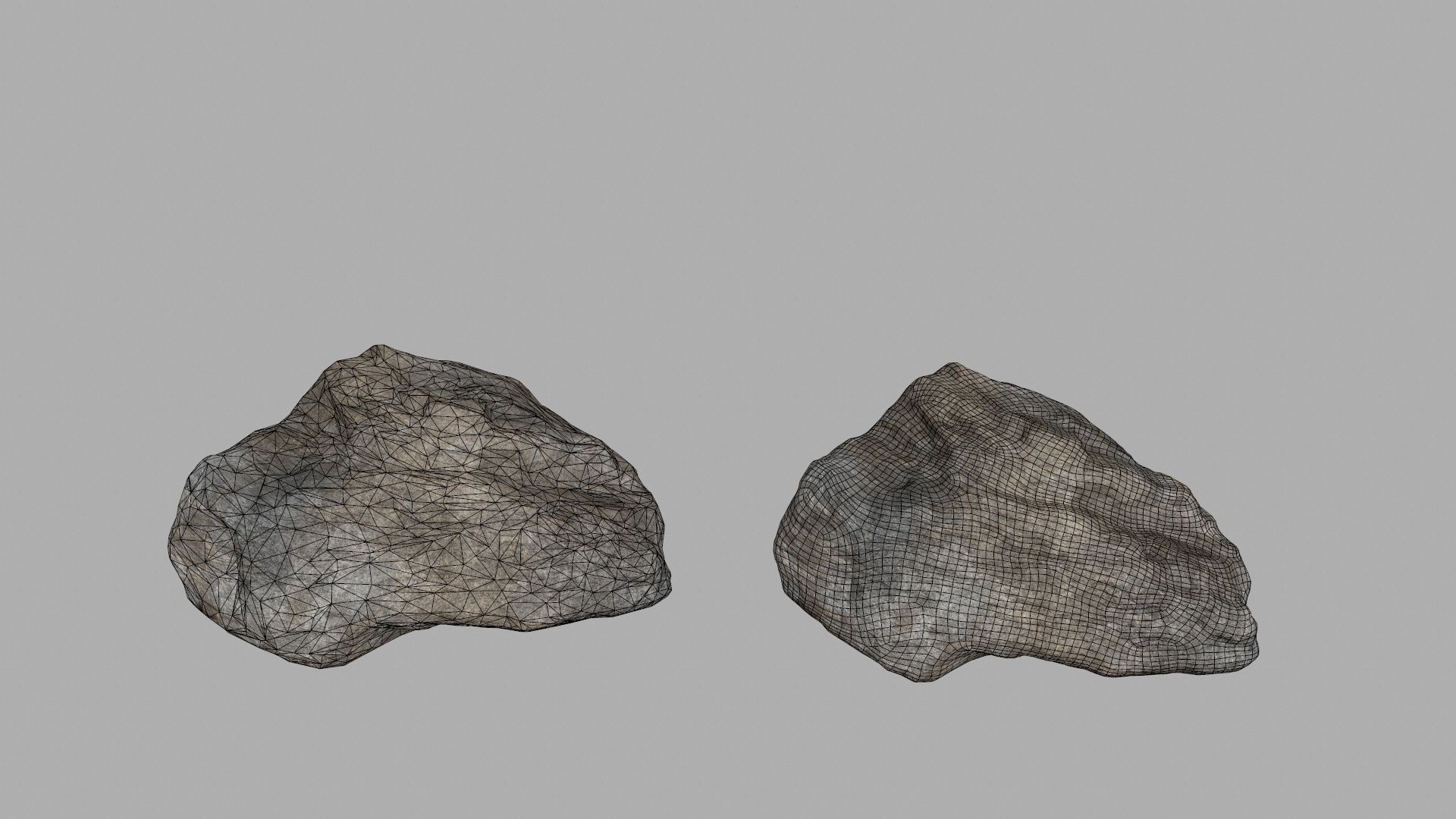 rocks rock Low-poly 3D model_17