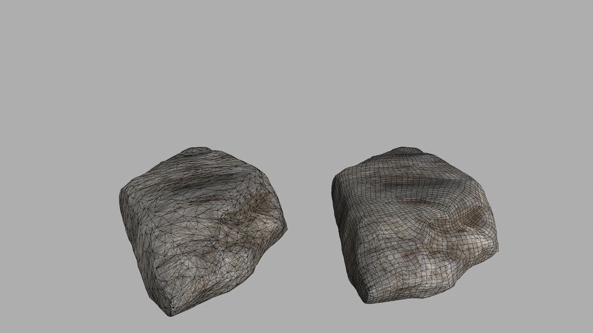 rocks rock Low-poly 3D model_23