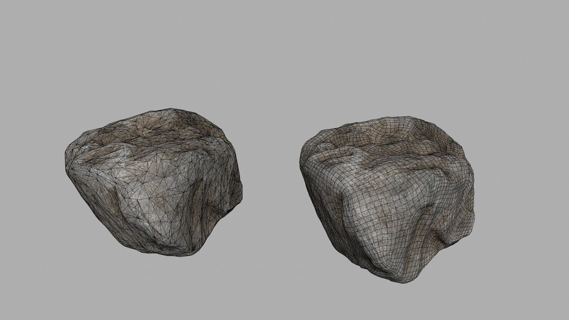 rocks rock Low-poly 3D model_20