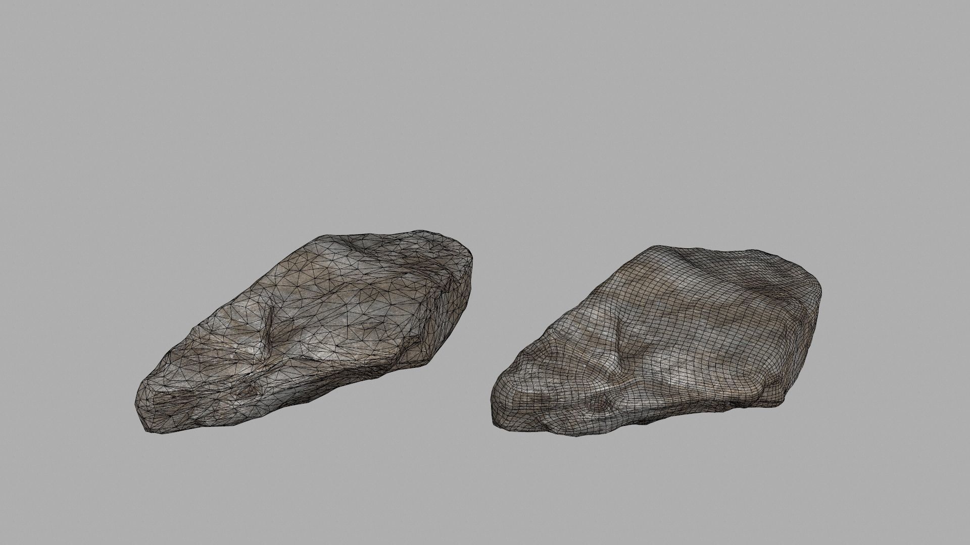 rocks rock Low-poly 3D model_25