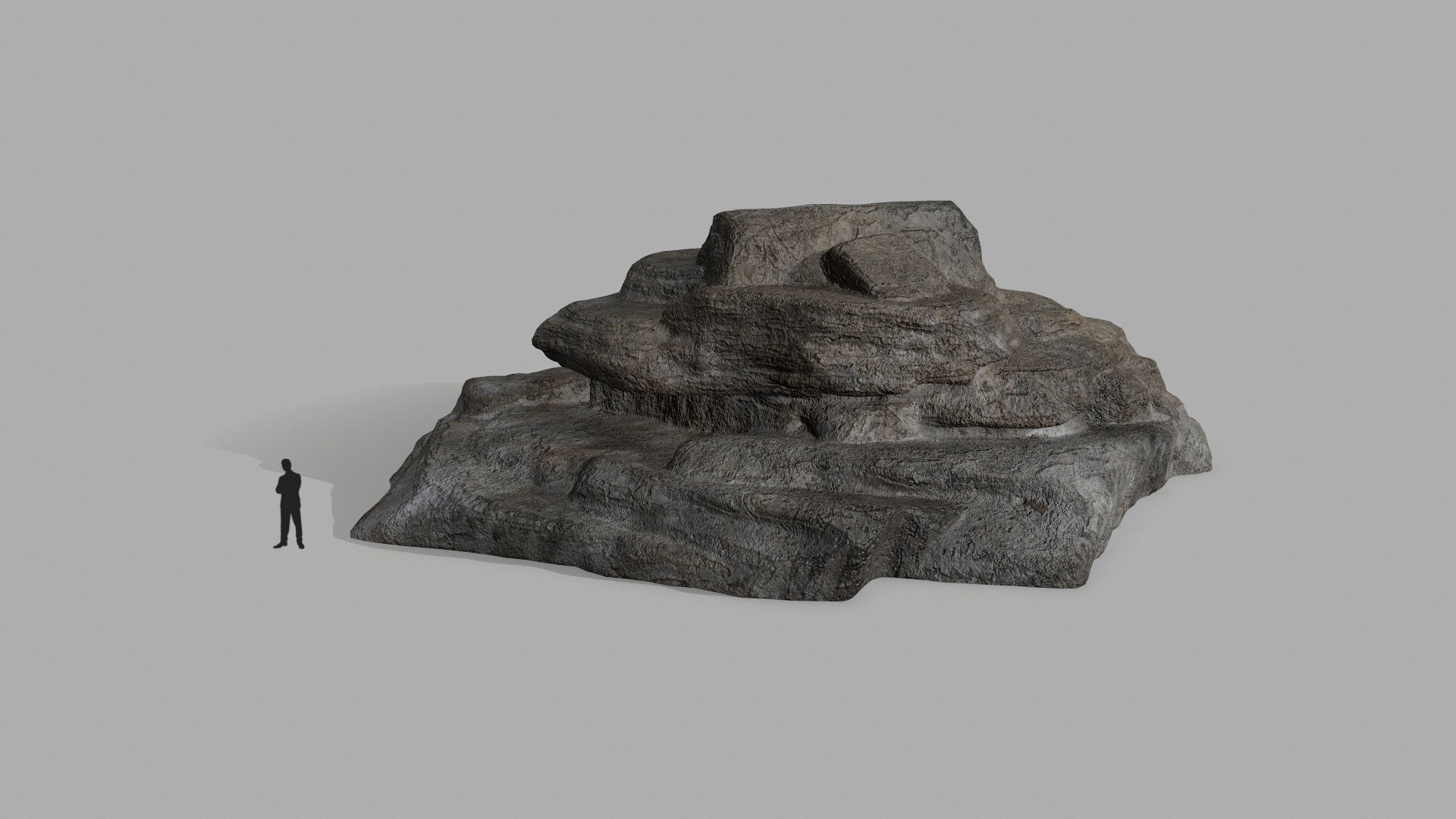 rocks rock Low-poly 3D model_6