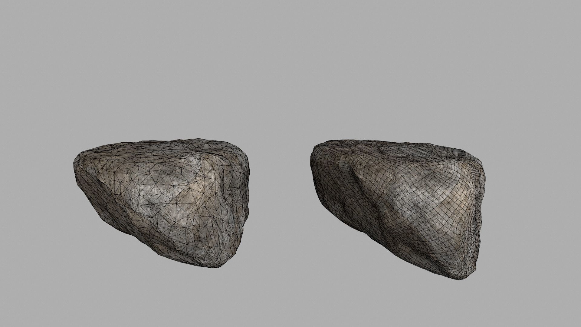 rocks rock Low-poly 3D model_21