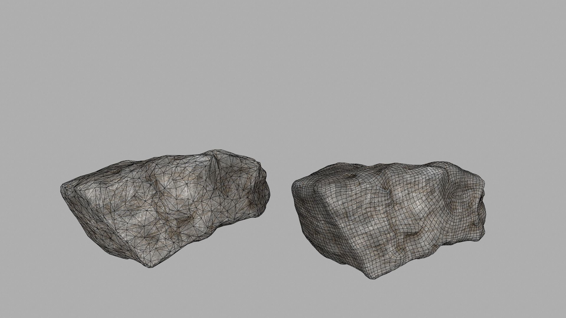 rocks rock Low-poly 3D model_18