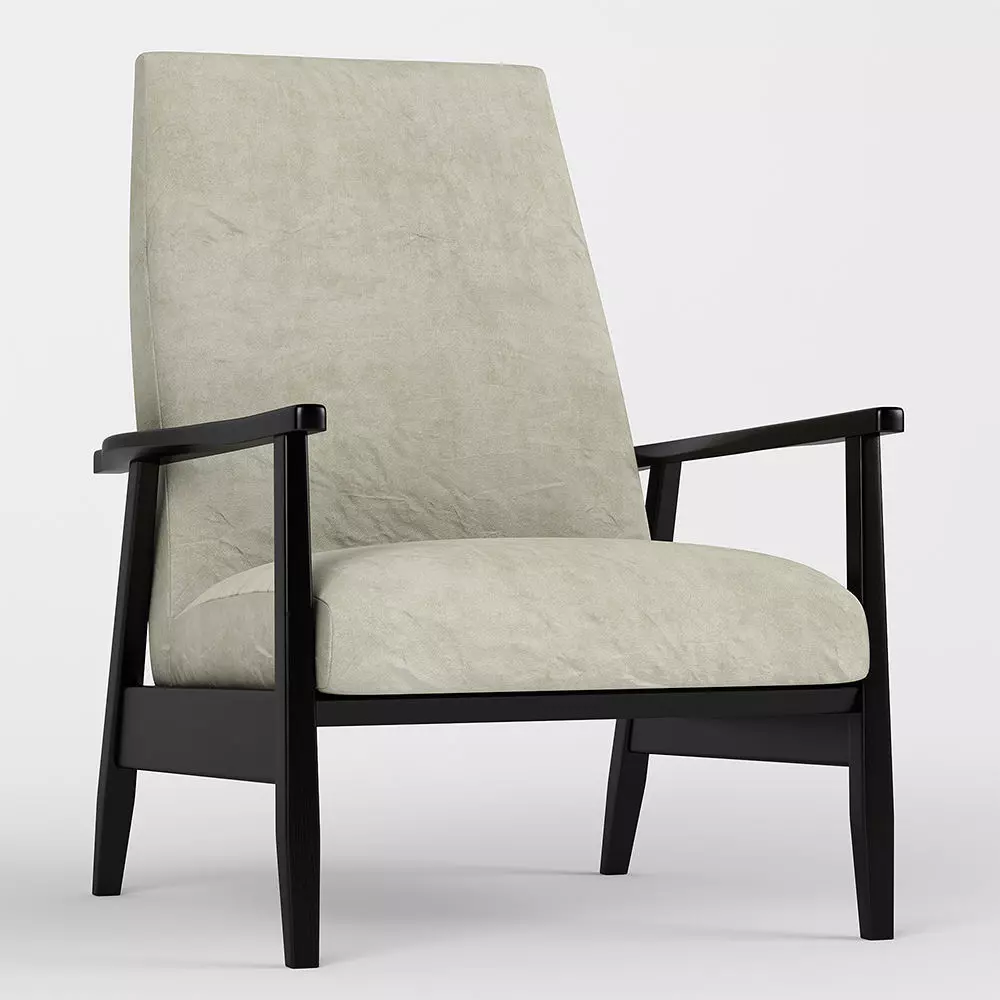 WoodSmith chair 3D model_0