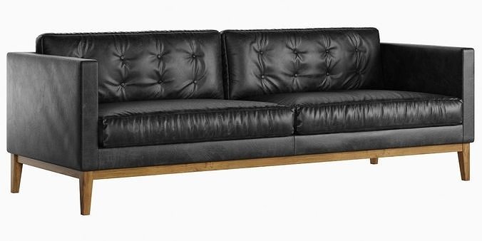 Swedese Madison Leather Sofa 3D model