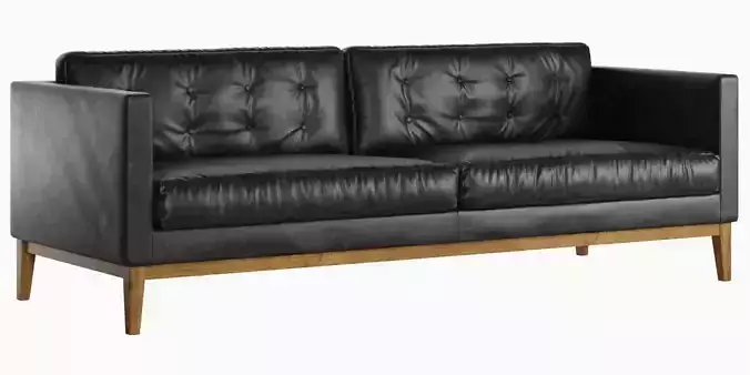 Swedese Madison Leather Sofa 3D model