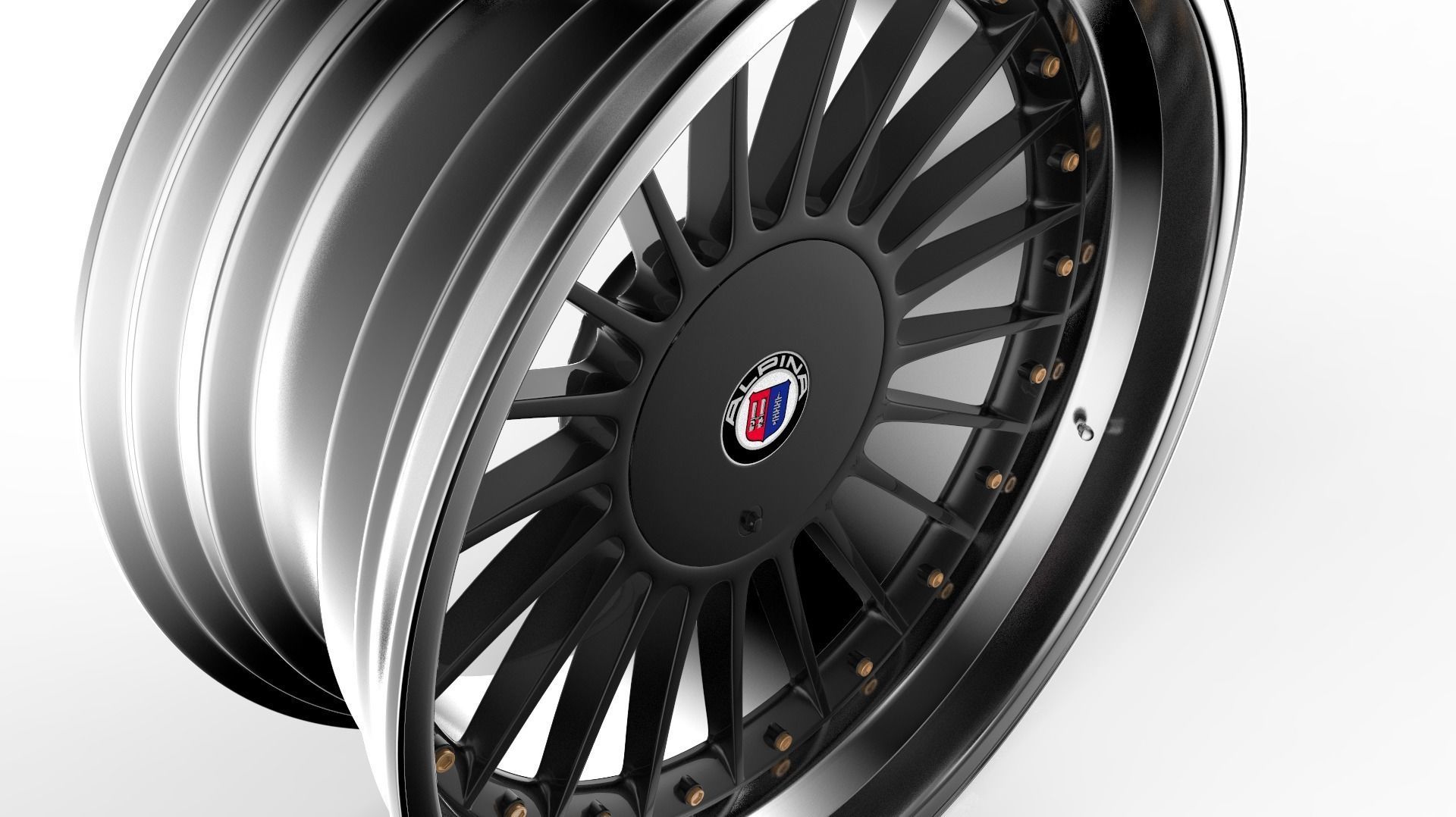 ALPINA Custom Wheels 3D model_2