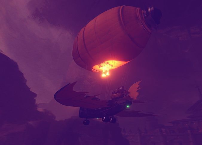 Air Ship 3D model_16