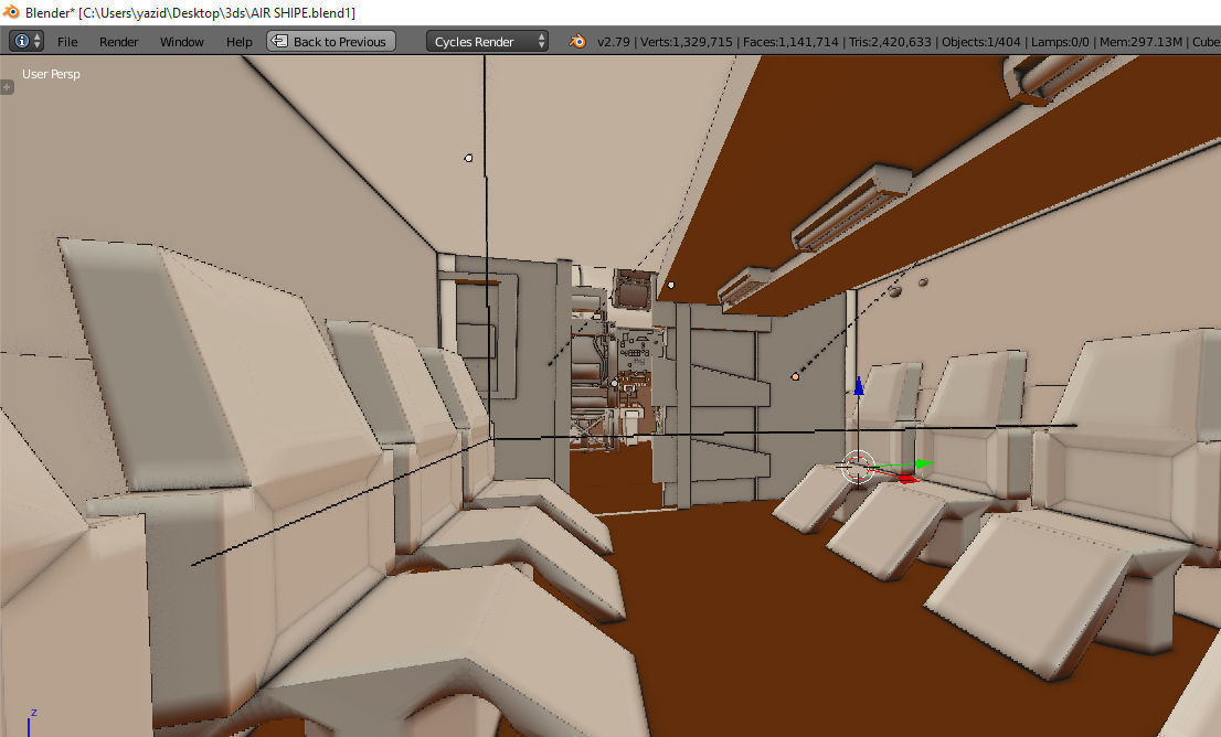 Air Ship 3D model_12