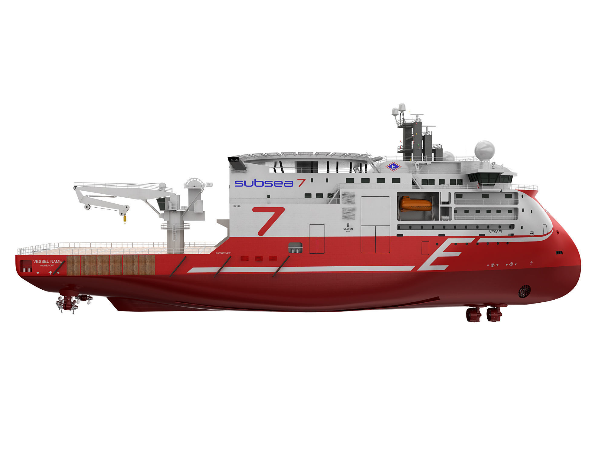 Seven Viking 3D model_9