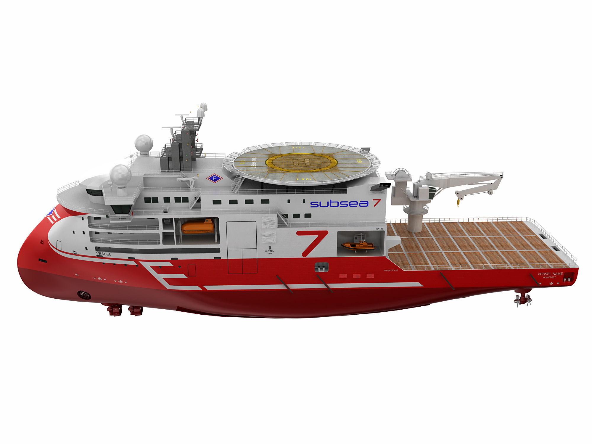 Seven Viking 3D model_2