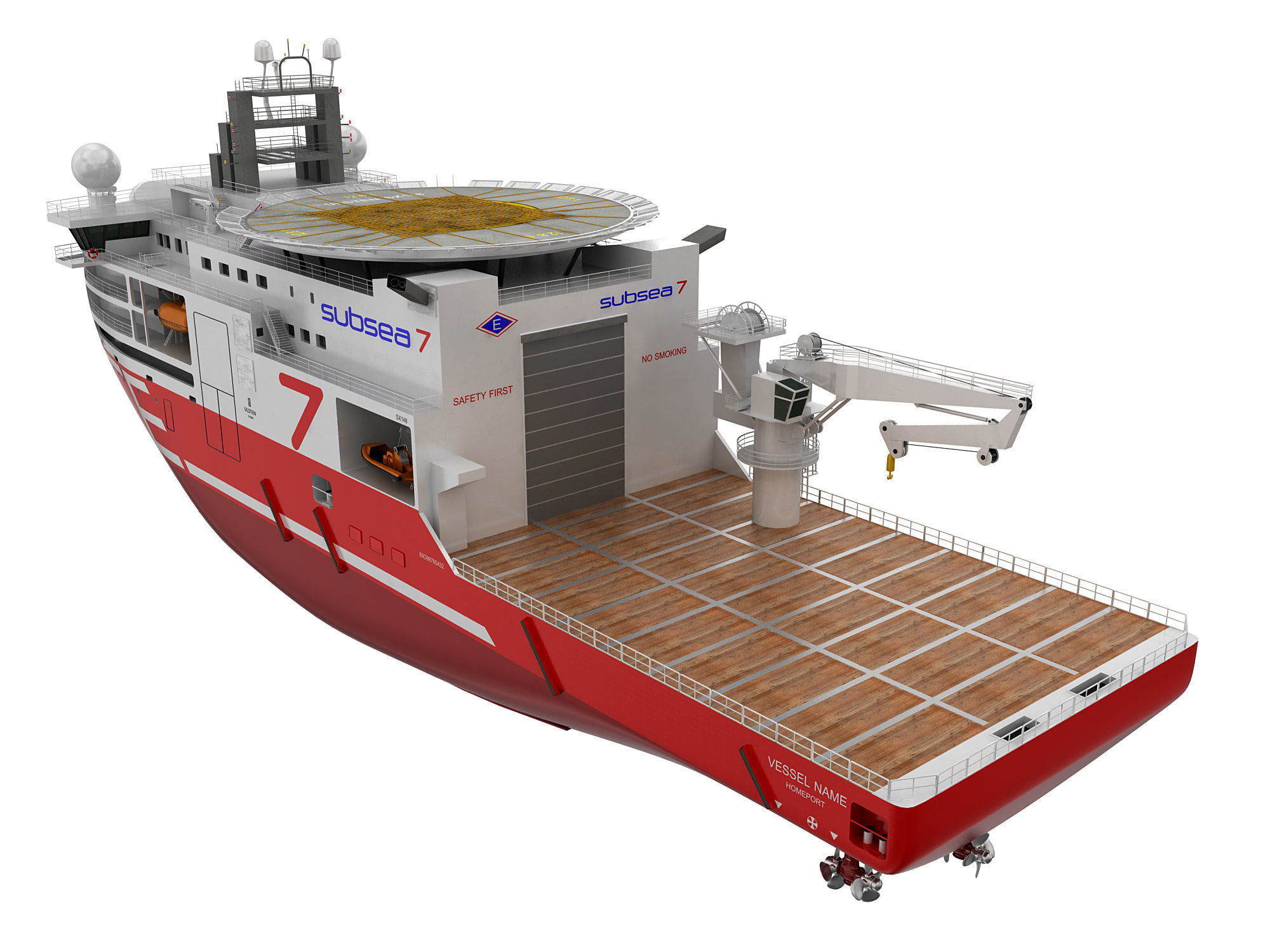 Seven Viking 3D model_4