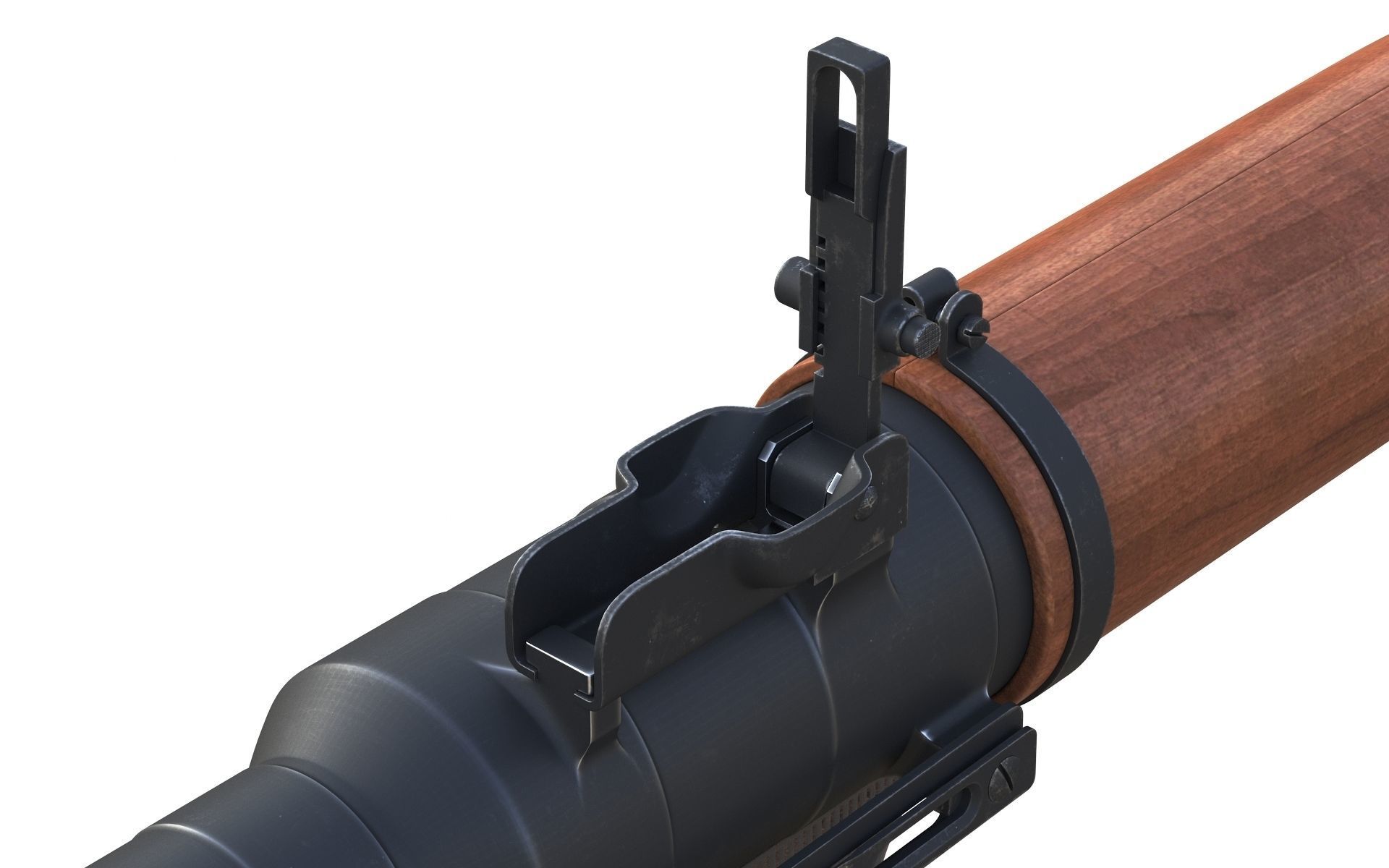 RPG-7 military weapon 3D model_11
