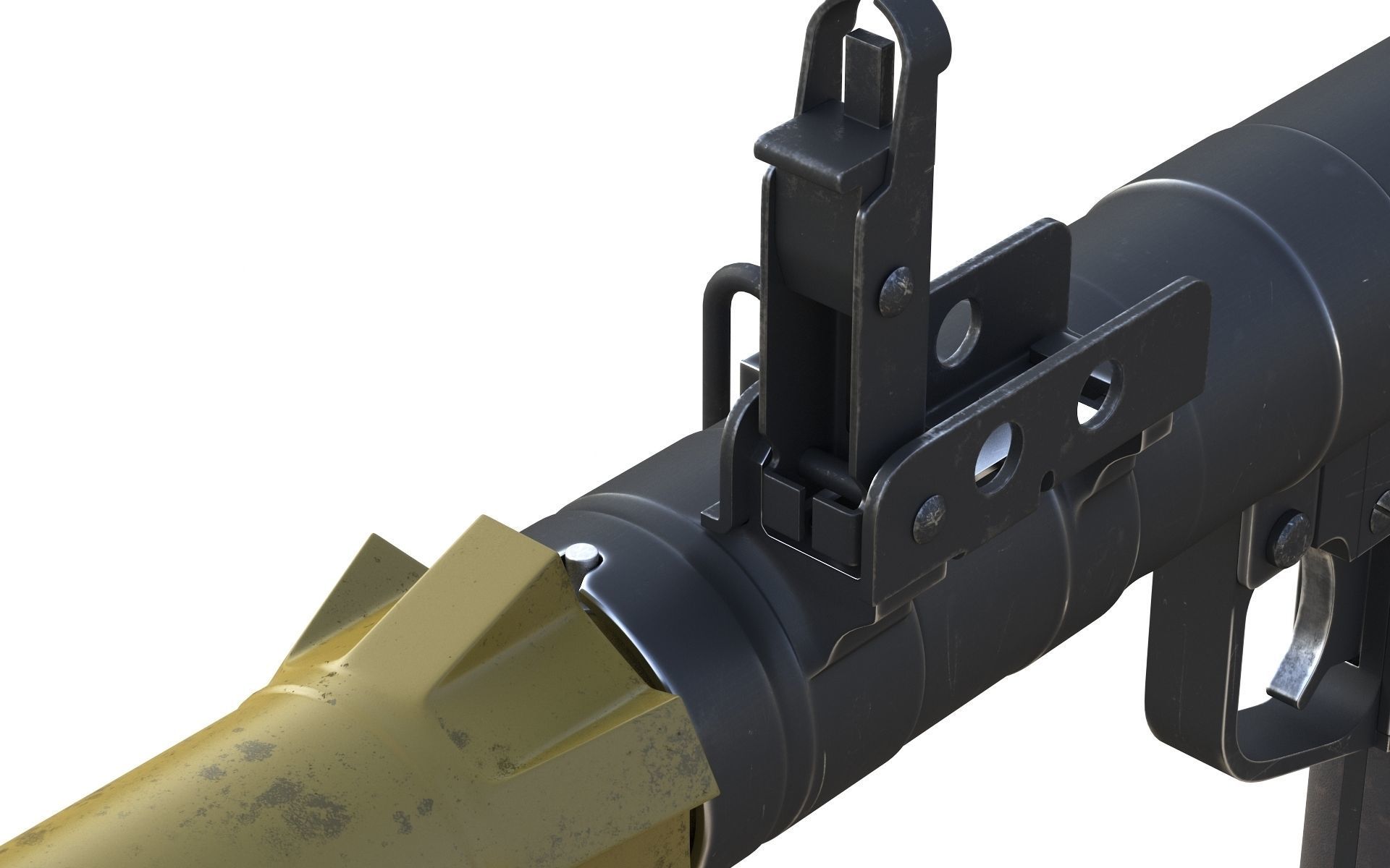 RPG-7 military weapon 3D model_12