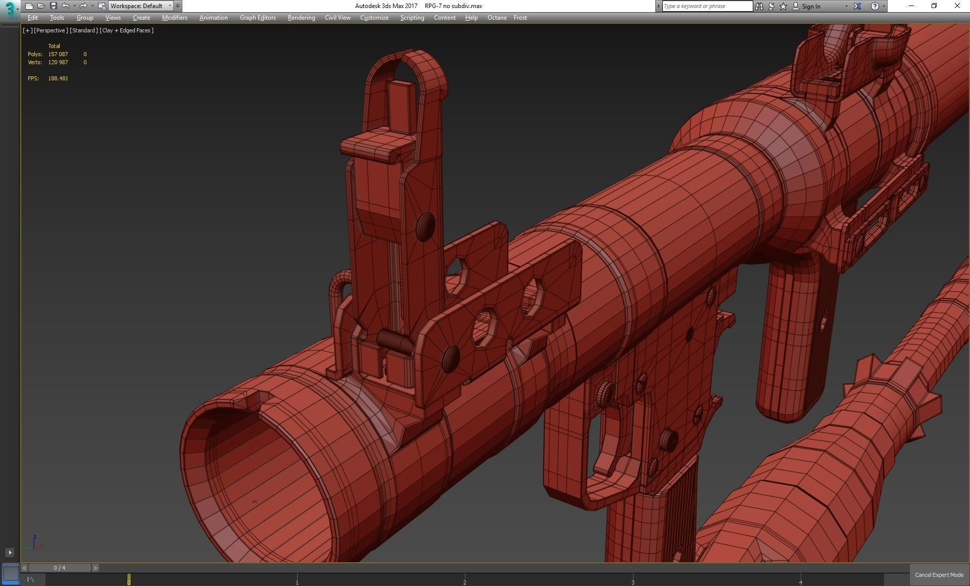 RPG-7 military weapon 3D model_18