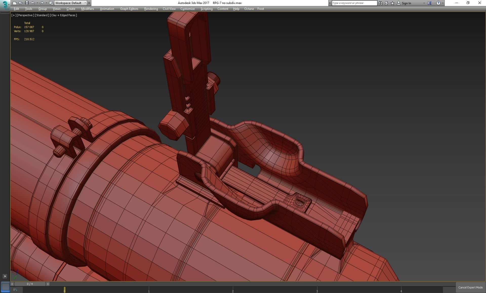 RPG-7 military weapon 3D model_31