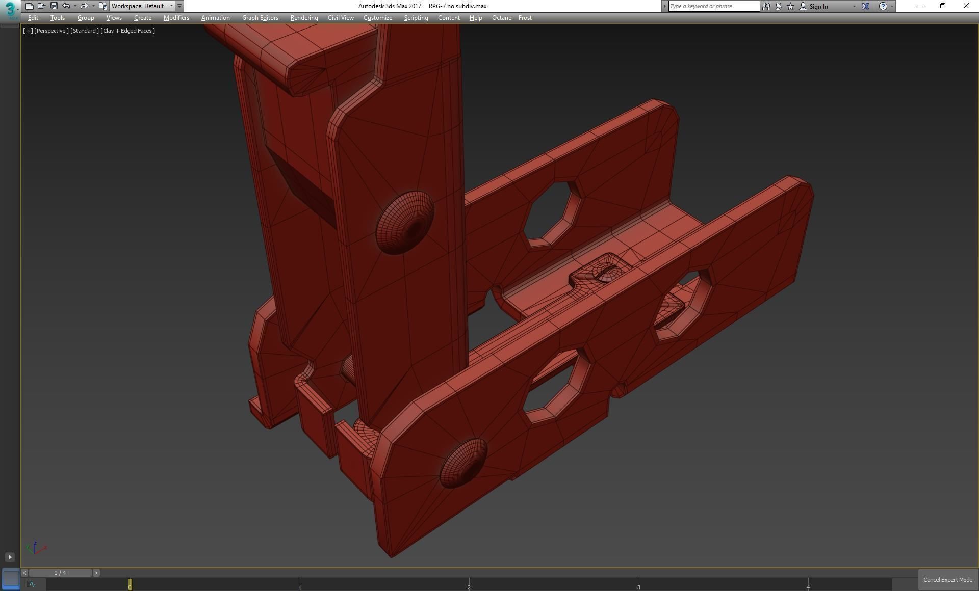 RPG-7 military weapon 3D model_23