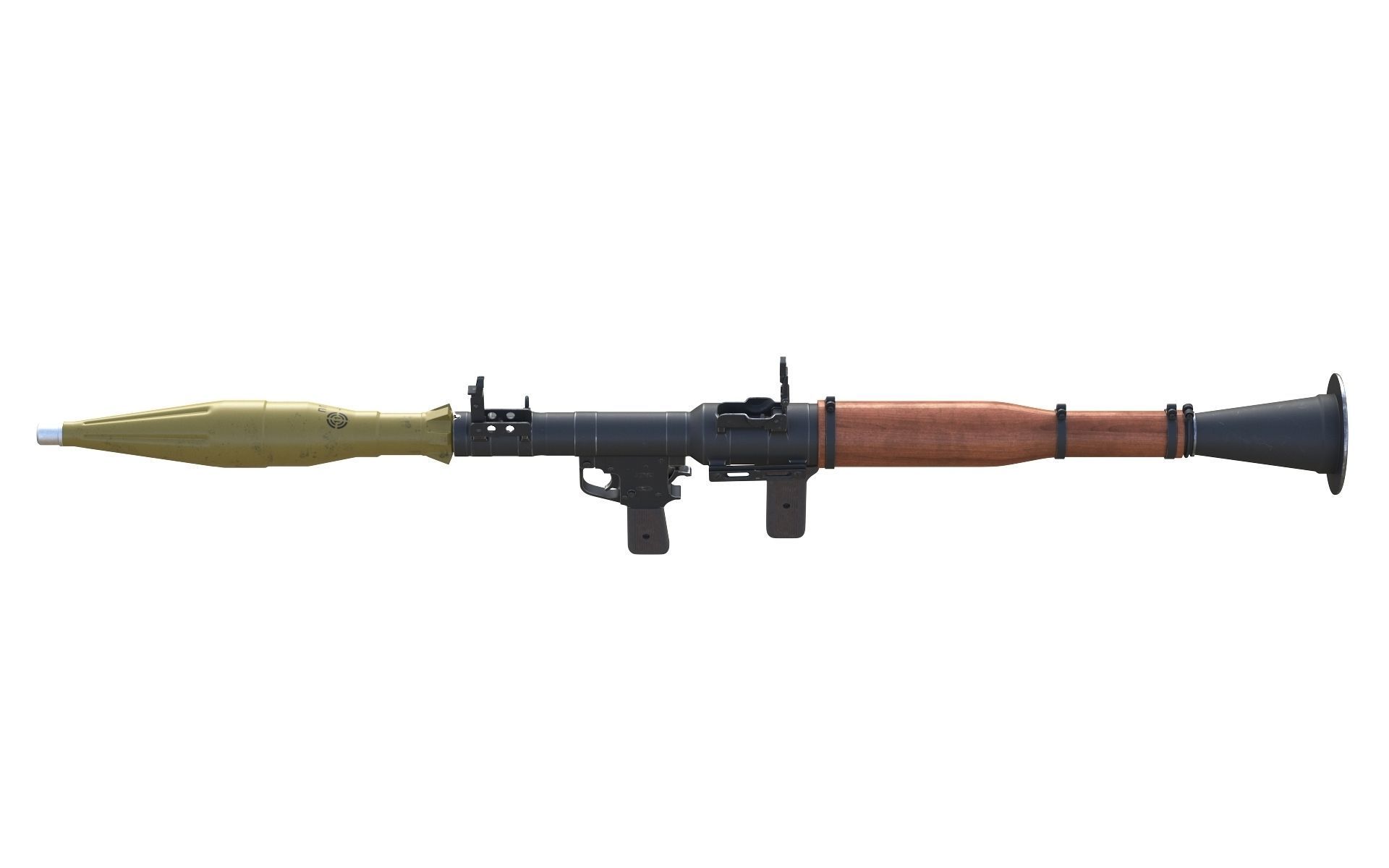 RPG-7 military weapon 3D model_7