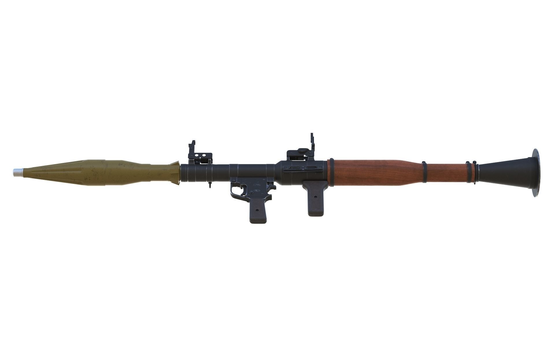 RPG-7 military weapon 3D model_8