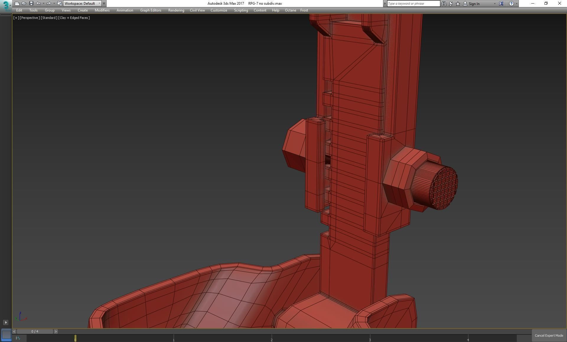 RPG-7 military weapon 3D model_27