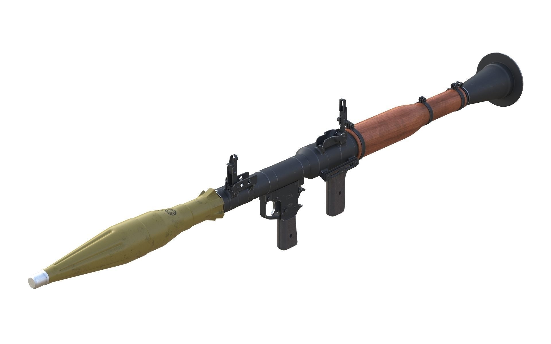 RPG-7 military weapon 3D model_5