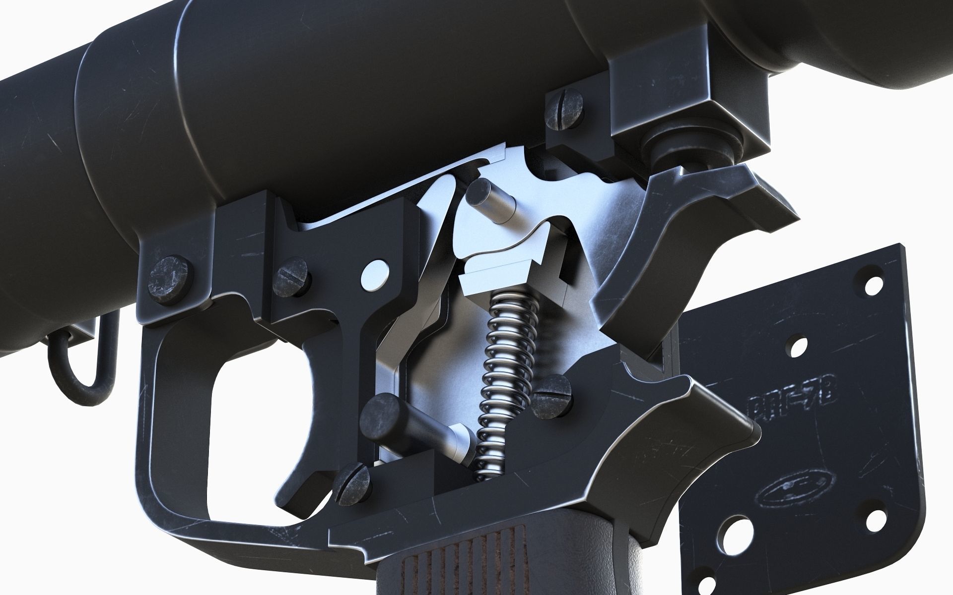 RPG-7 military weapon 3D model_14