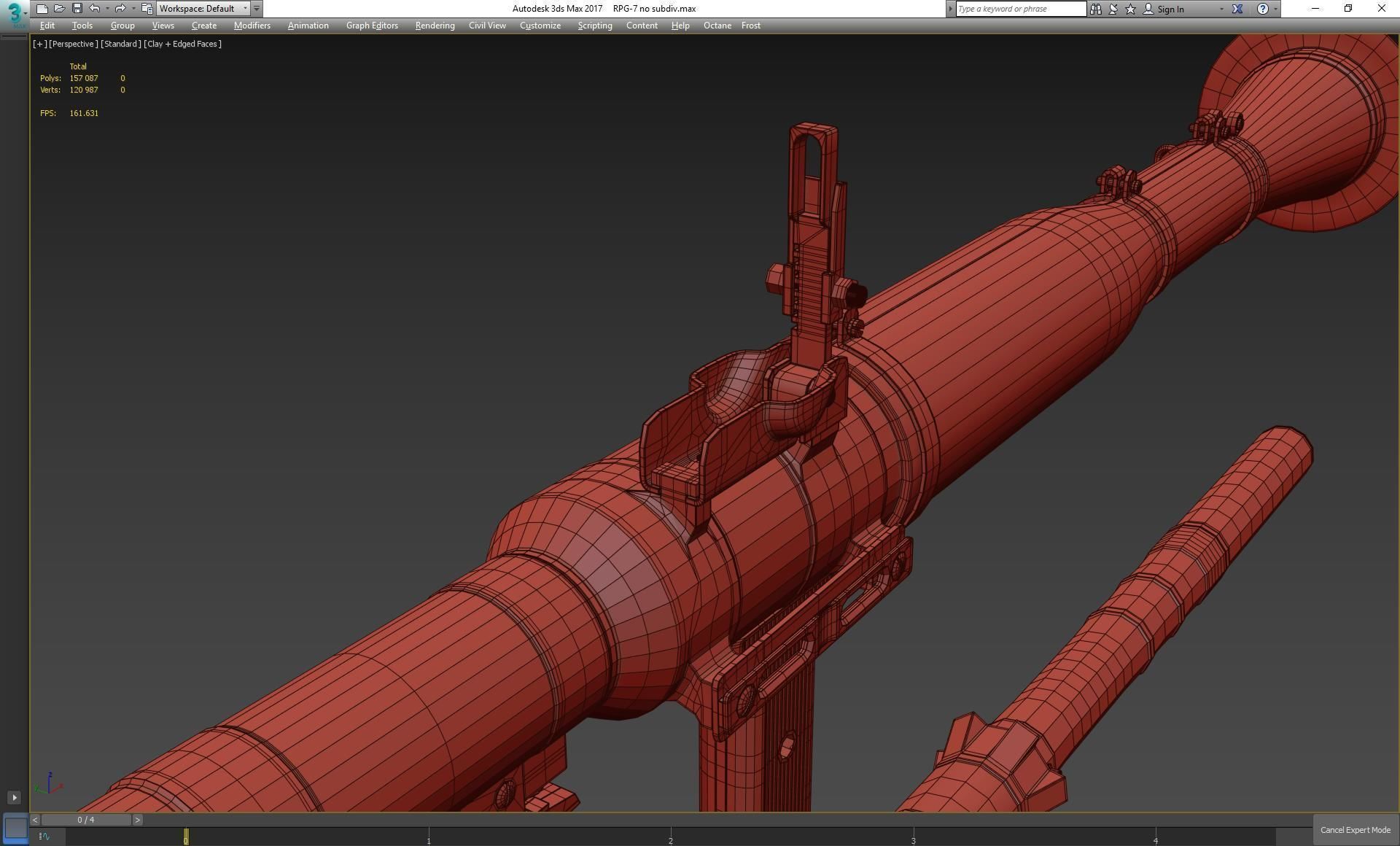 RPG-7 military weapon 3D model_17