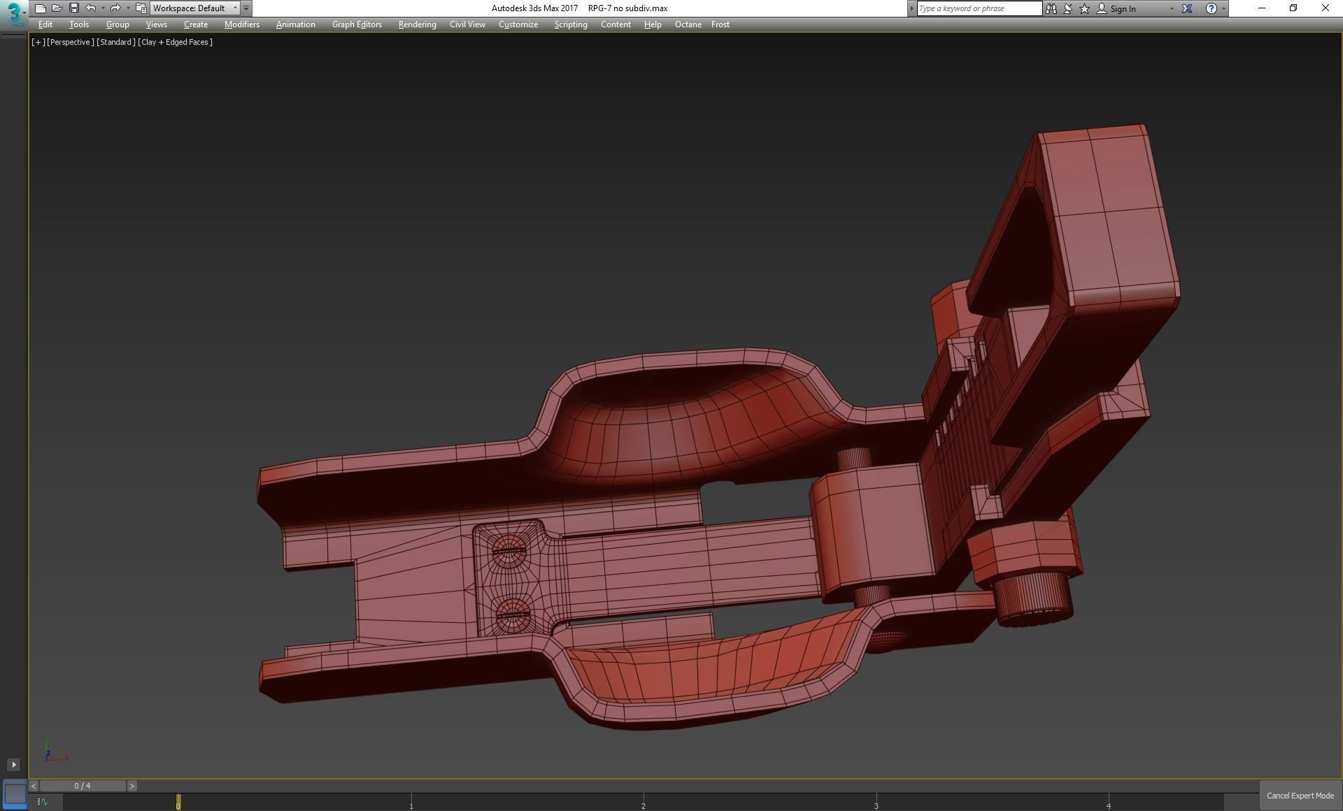 RPG-7 military weapon 3D model_28