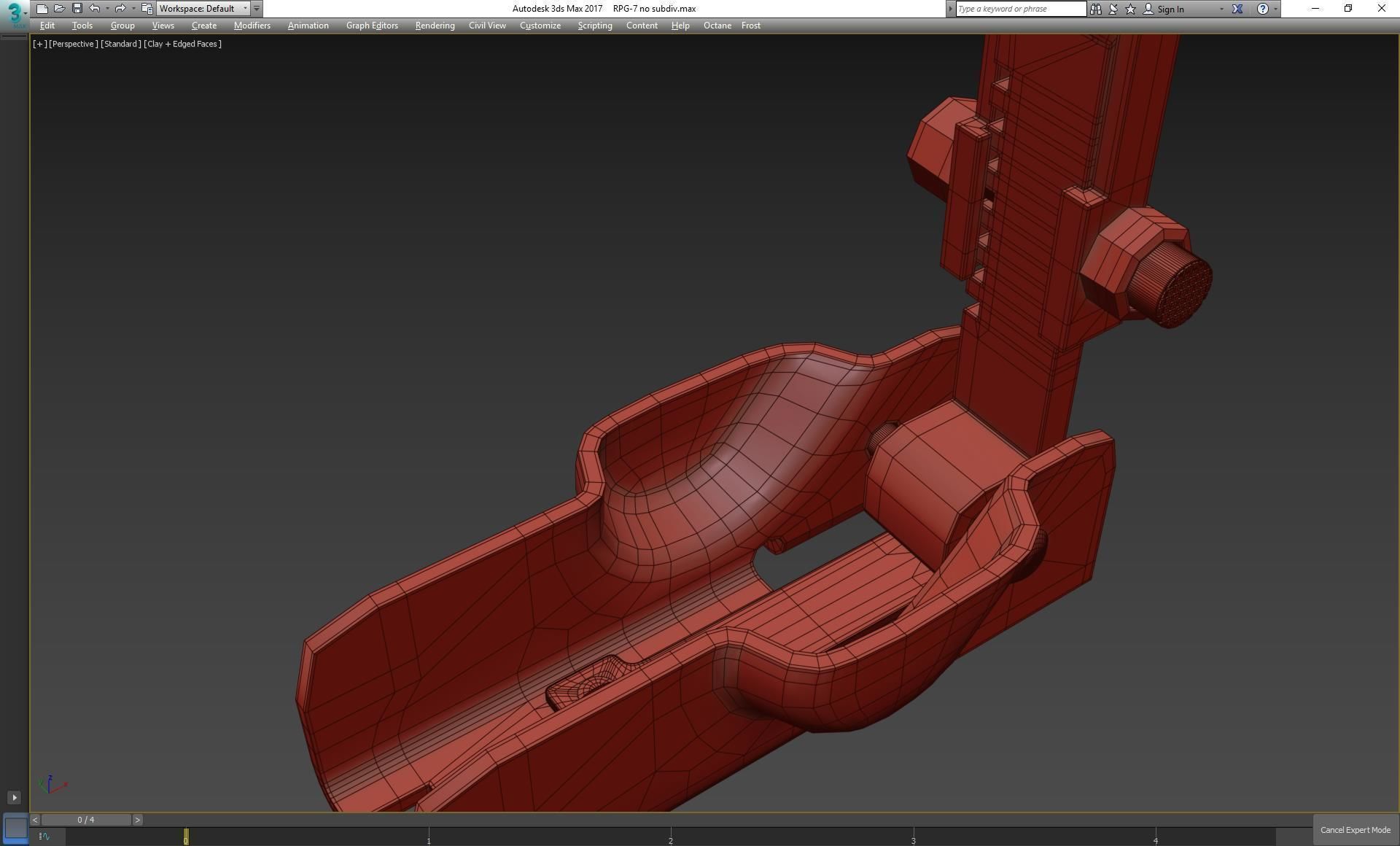 RPG-7 military weapon 3D model_26