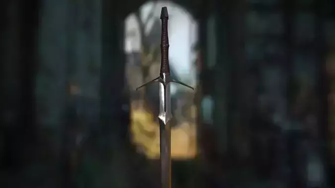 PBR Witcher sword 